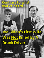 rs. Biden ran a stop sign. A terrible event, but Joe's story about how the truck driver ''drank his lunch''  got better with each retelling over the years, ruining the life of the innocent truck driver.